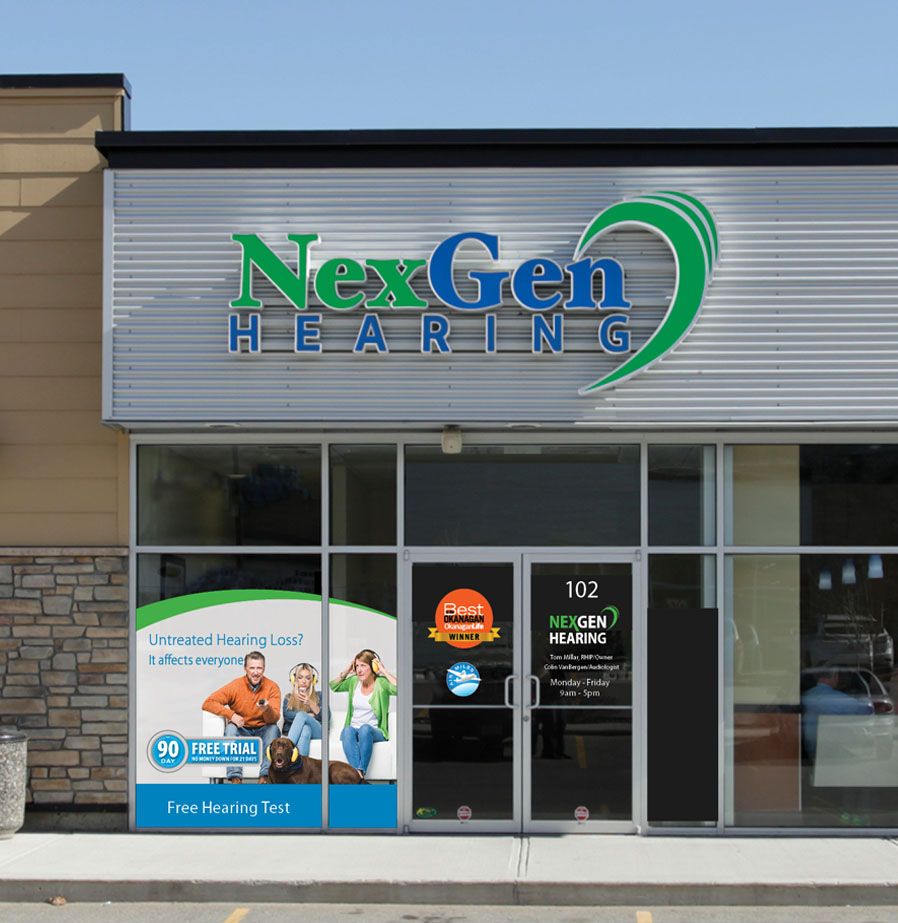 West Kelowna NexGen Hearing Clinic Storefront