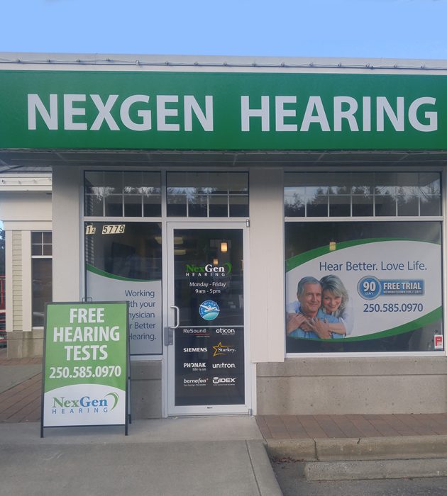 Nanaimo North NexGen Hearing Clinic Storefront